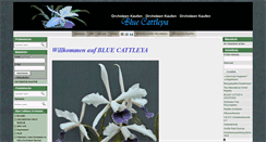 Desktop Screenshot of cattleya-blue.de