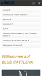 Mobile Screenshot of cattleya-blue.de
